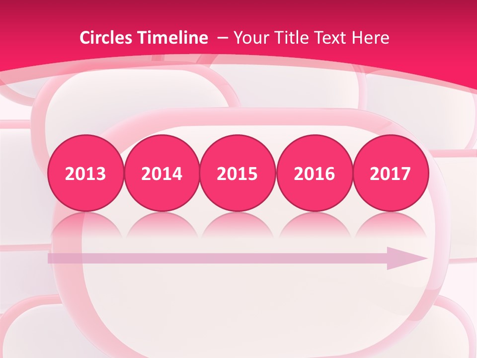 A Group Of Speech Bubbles On A Pink Background PowerPoint Template
