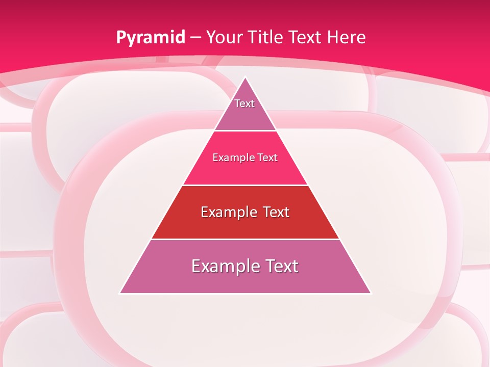 A Group Of Speech Bubbles On A Pink Background PowerPoint Template