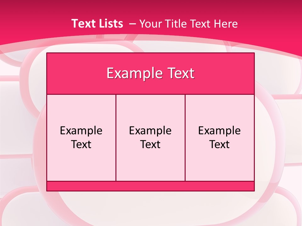 A Group Of Speech Bubbles On A Pink Background PowerPoint Template