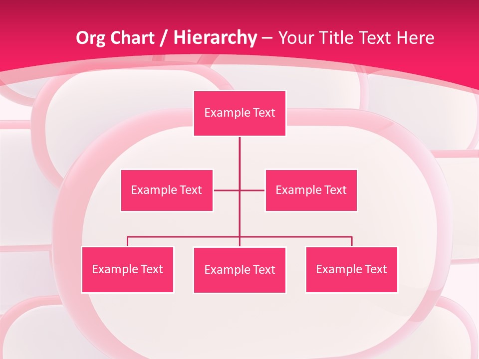 A Group Of Speech Bubbles On A Pink Background PowerPoint Template