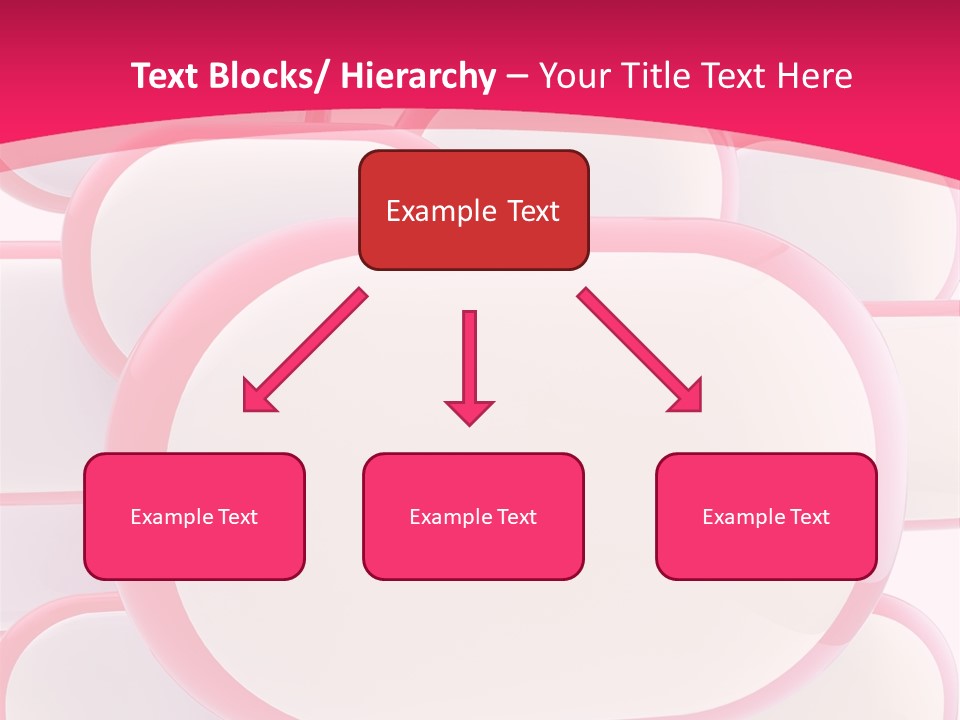 A Group Of Speech Bubbles On A Pink Background PowerPoint Template