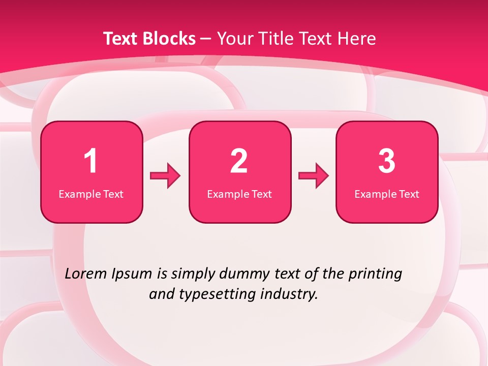 A Group Of Speech Bubbles On A Pink Background PowerPoint Template