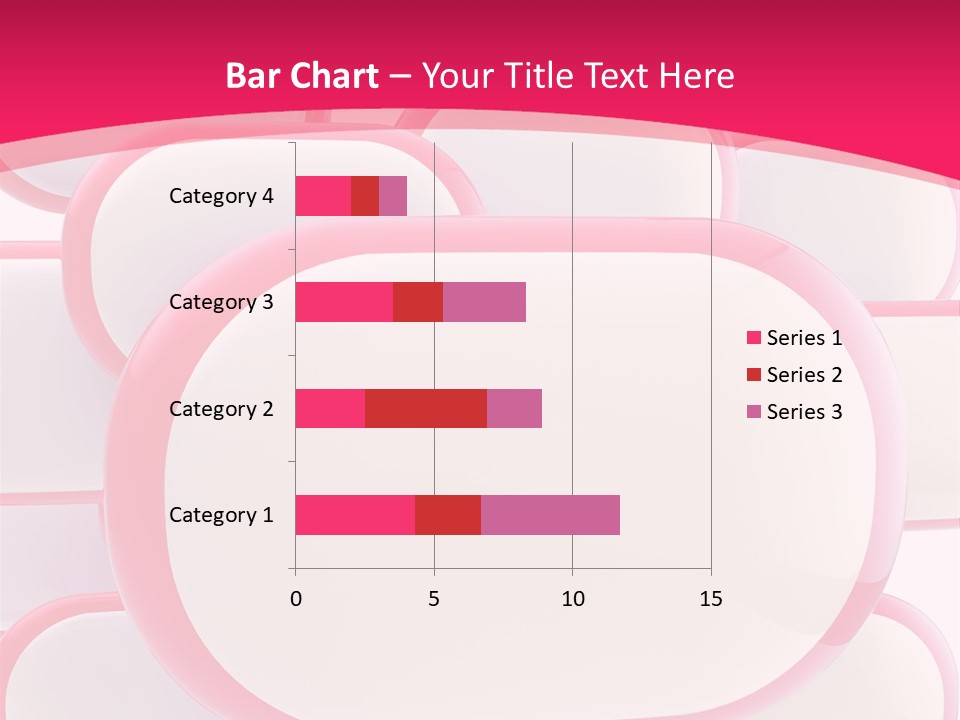 A Group Of Speech Bubbles On A Pink Background PowerPoint Template