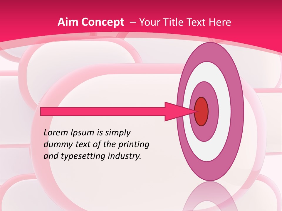 A Group Of Speech Bubbles On A Pink Background PowerPoint Template