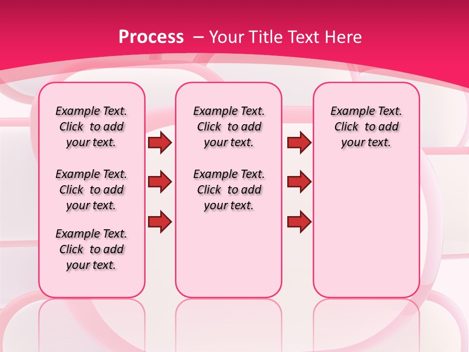 A Group Of Speech Bubbles On A Pink Background PowerPoint Template