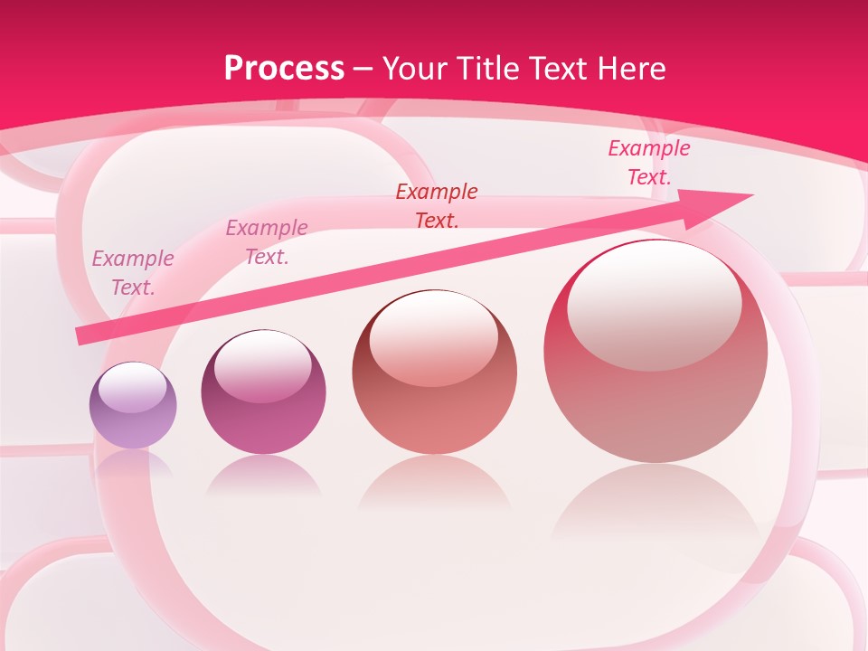 A Group Of Speech Bubbles On A Pink Background PowerPoint Template