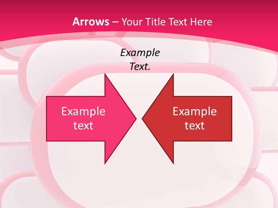 A Group Of Speech Bubbles On A Pink Background PowerPoint Template