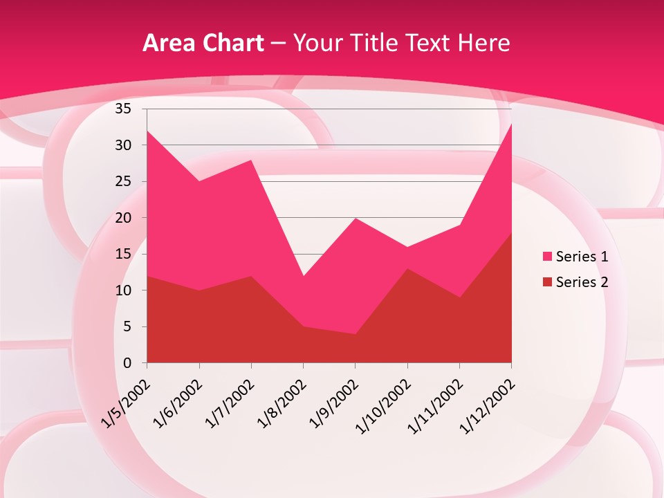 A Group Of Speech Bubbles On A Pink Background PowerPoint Template