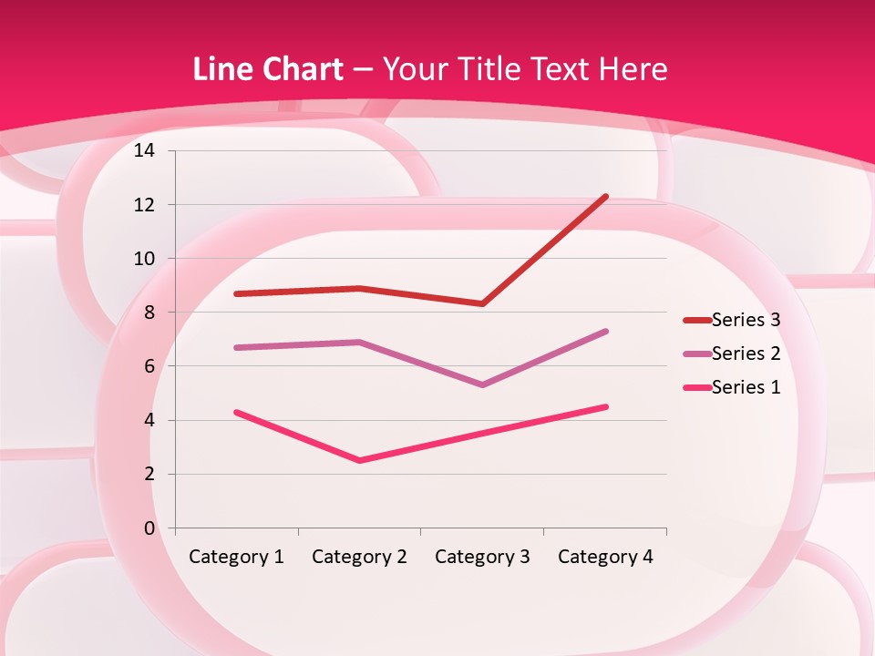 A Group Of Speech Bubbles On A Pink Background PowerPoint Template