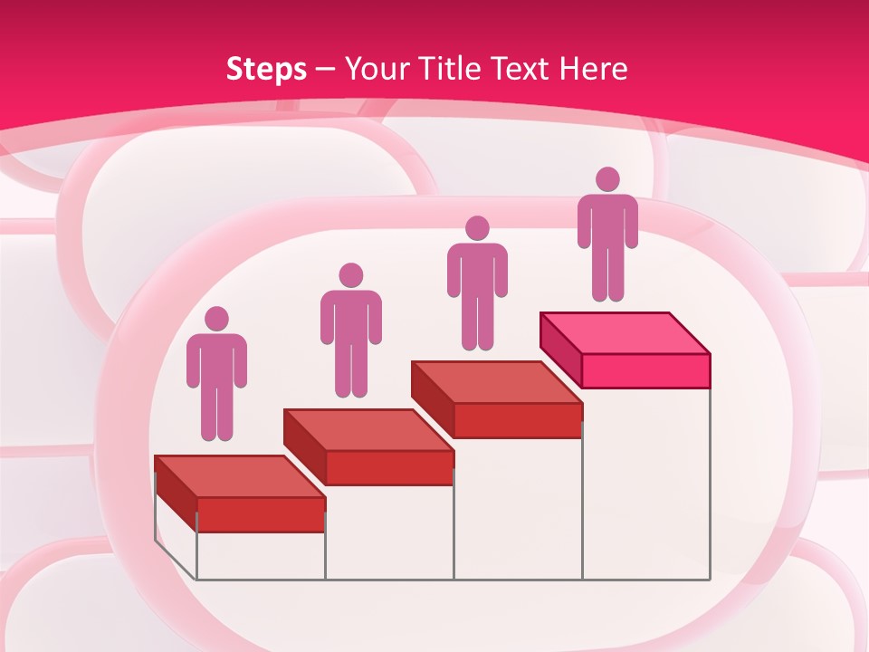 A Group Of Speech Bubbles On A Pink Background PowerPoint Template