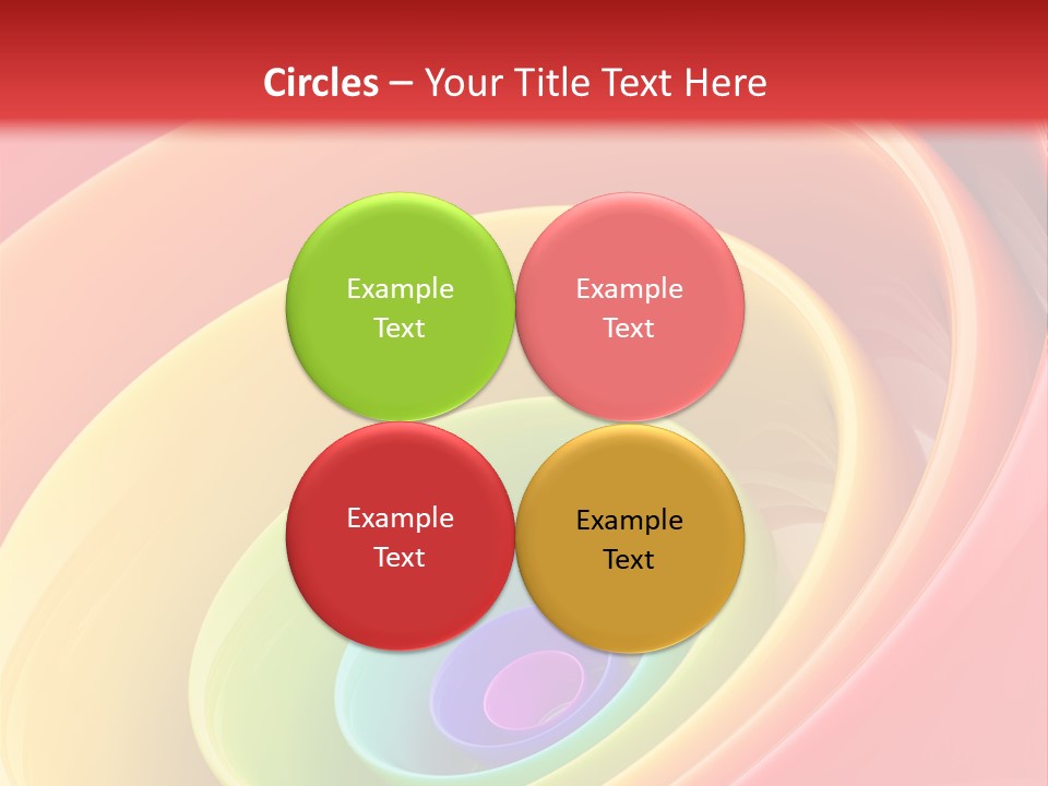 Stripy Style Card PowerPoint Template