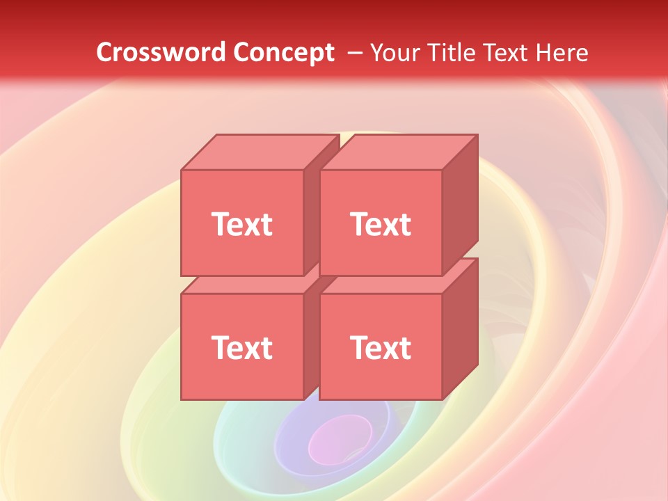 Stripy Style Card PowerPoint Template
