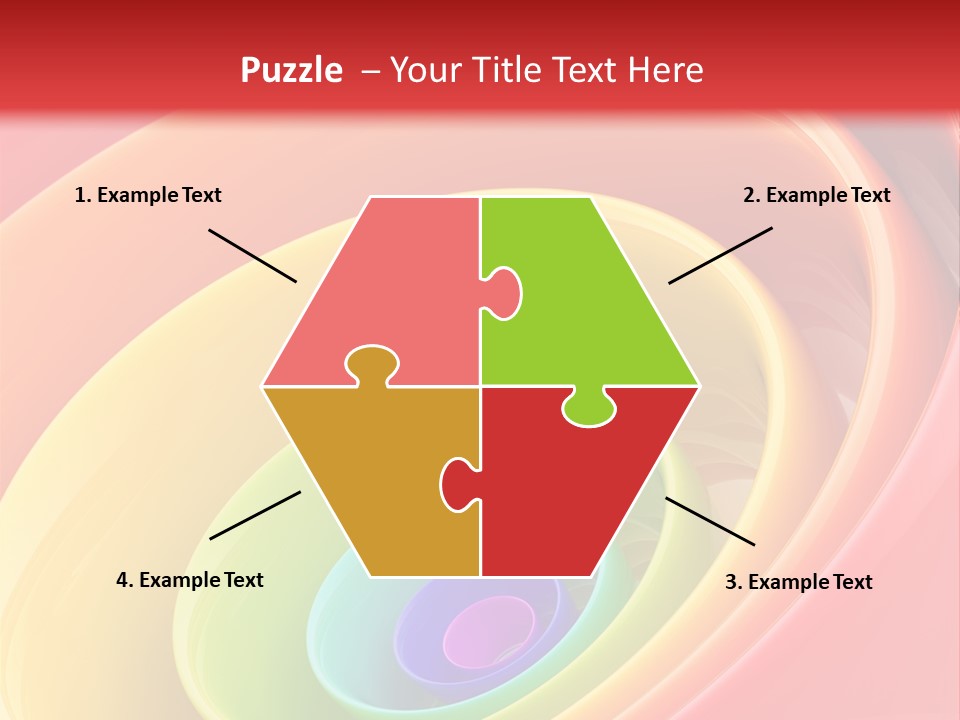 Stripy Style Card PowerPoint Template