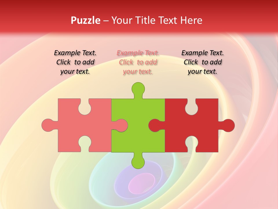 Stripy Style Card PowerPoint Template