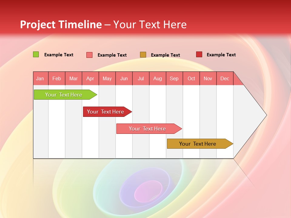 Stripy Style Card PowerPoint Template
