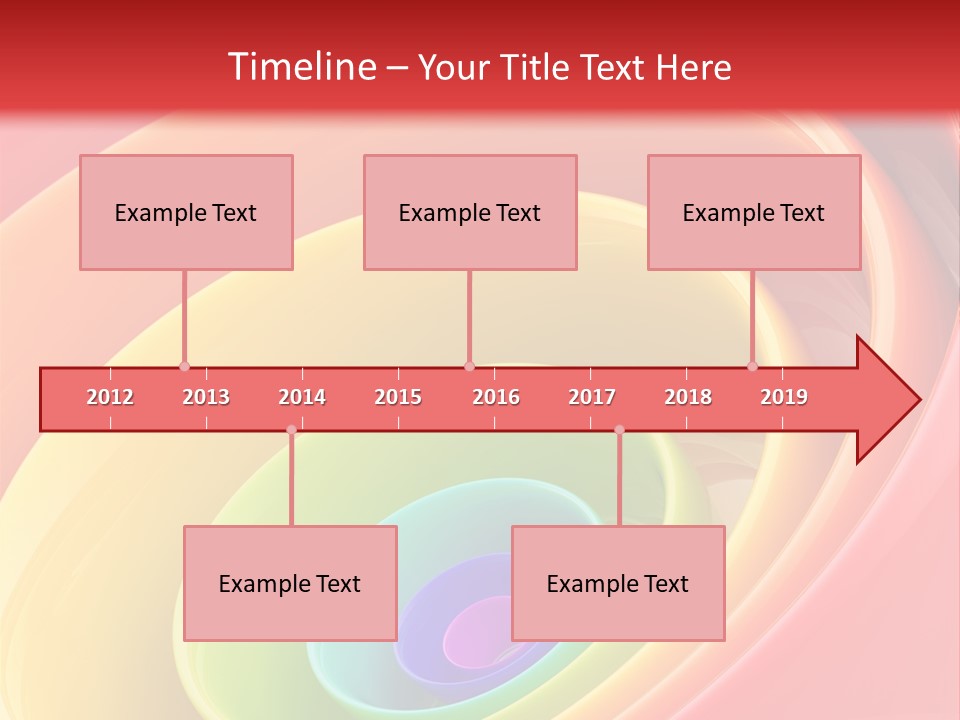 Stripy Style Card PowerPoint Template