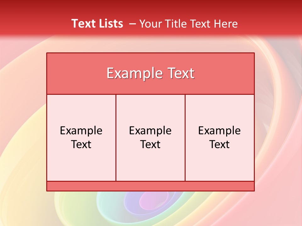 Stripy Style Card PowerPoint Template