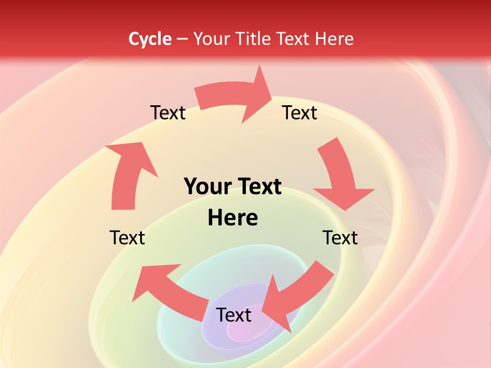 Stripy Style Card PowerPoint Template