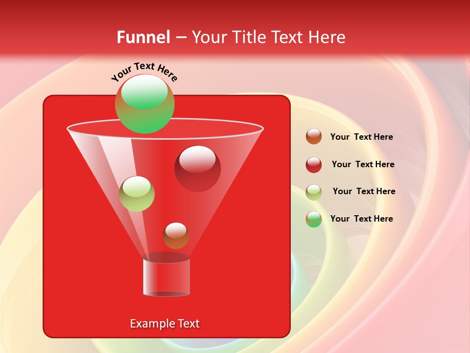 Stripy Style Card PowerPoint Template