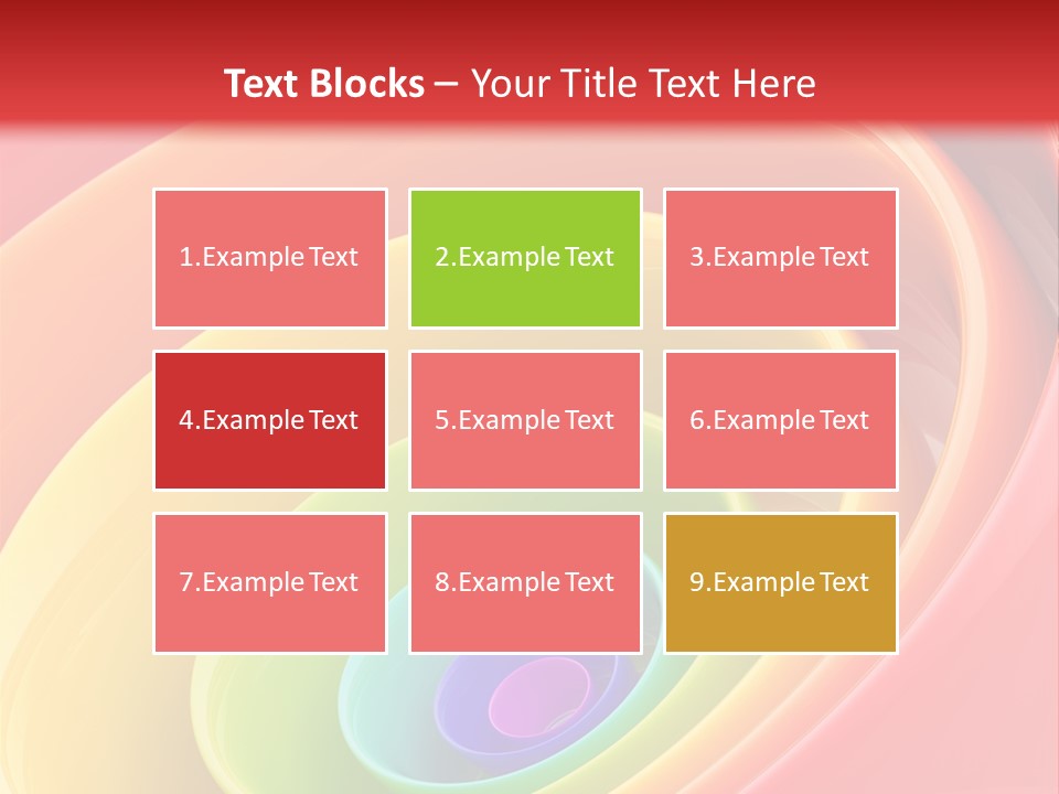 Stripy Style Card PowerPoint Template