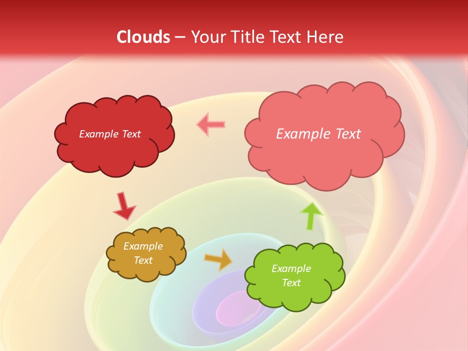 Stripy Style Card PowerPoint Template