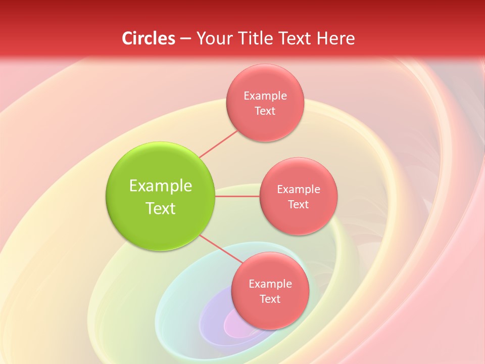 Stripy Style Card PowerPoint Template