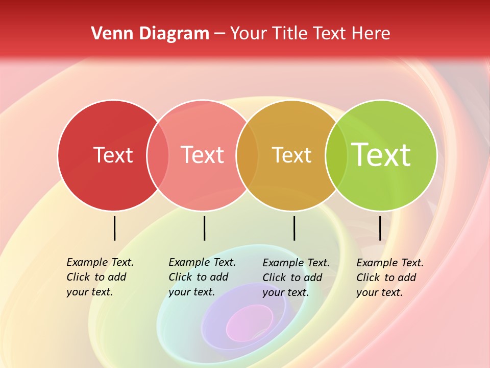 Stripy Style Card PowerPoint Template
