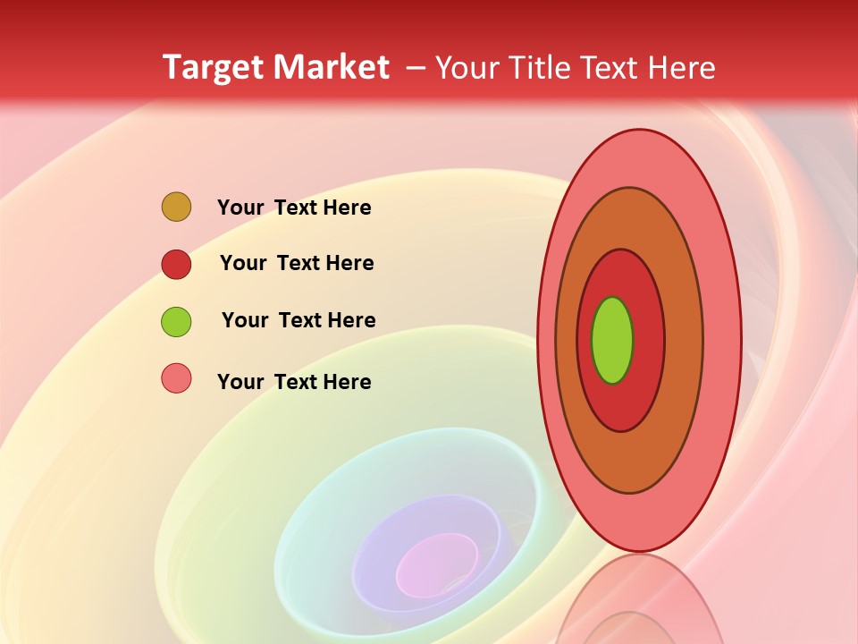 Stripy Style Card PowerPoint Template