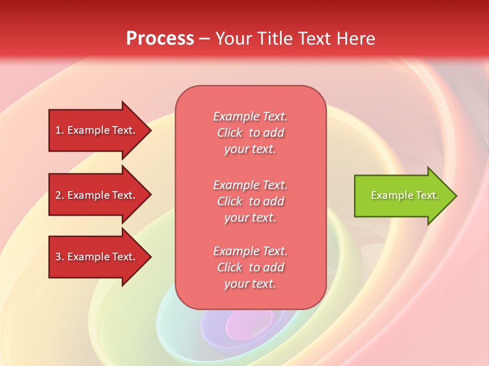 Stripy Style Card PowerPoint Template