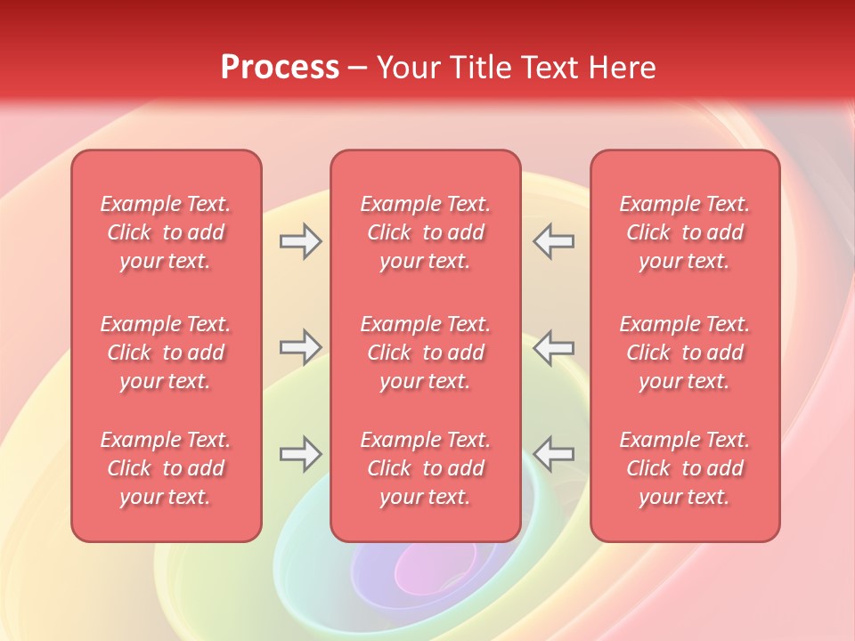 Stripy Style Card PowerPoint Template
