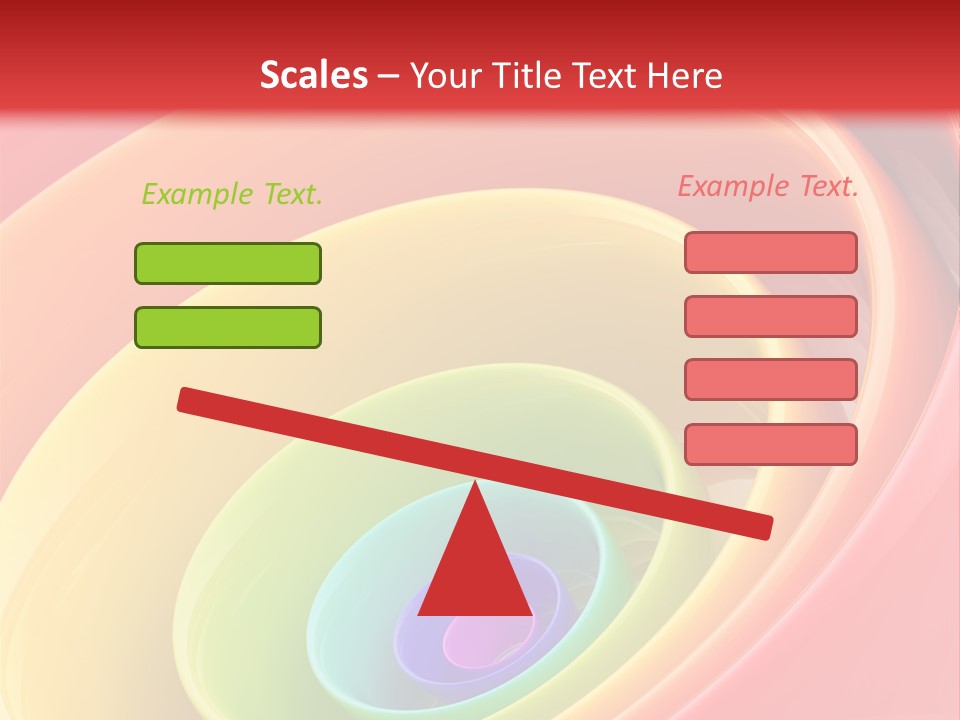 Stripy Style Card PowerPoint Template