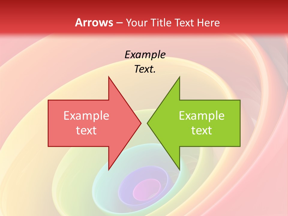 Stripy Style Card PowerPoint Template