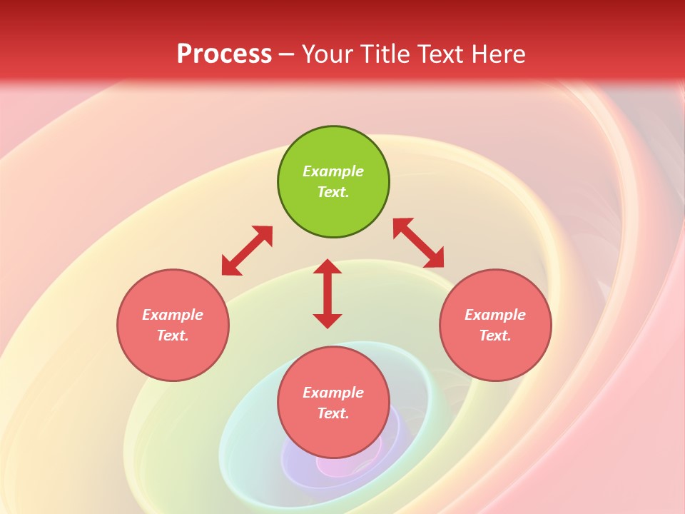 Stripy Style Card PowerPoint Template