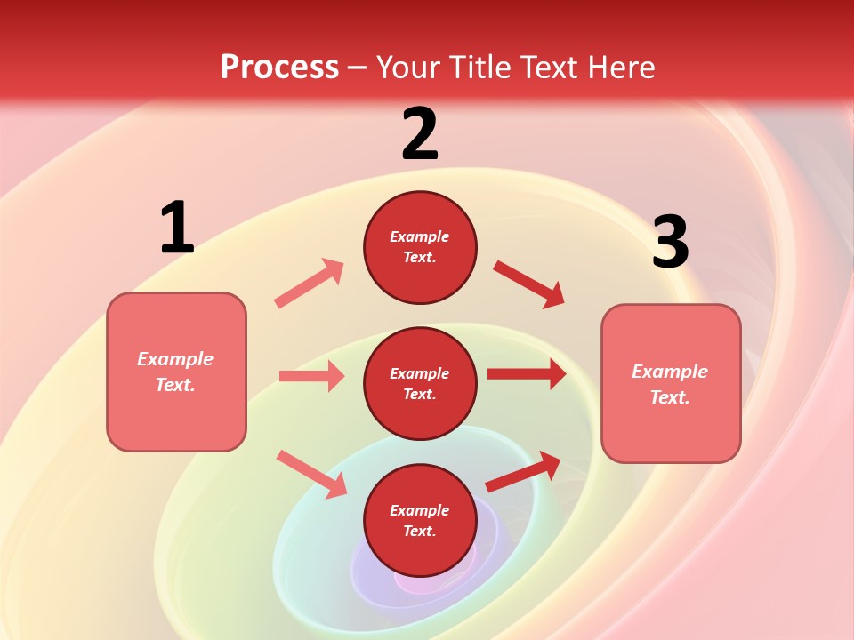 Stripy Style Card PowerPoint Template