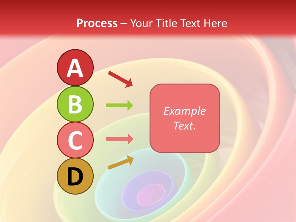 Stripy Style Card PowerPoint Template