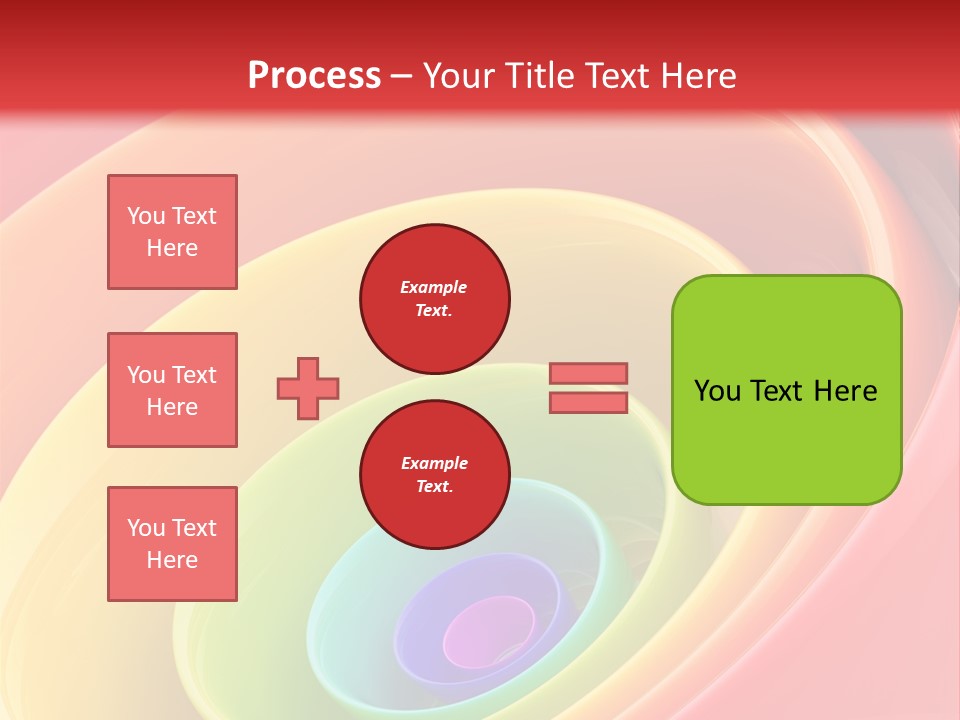 Stripy Style Card PowerPoint Template