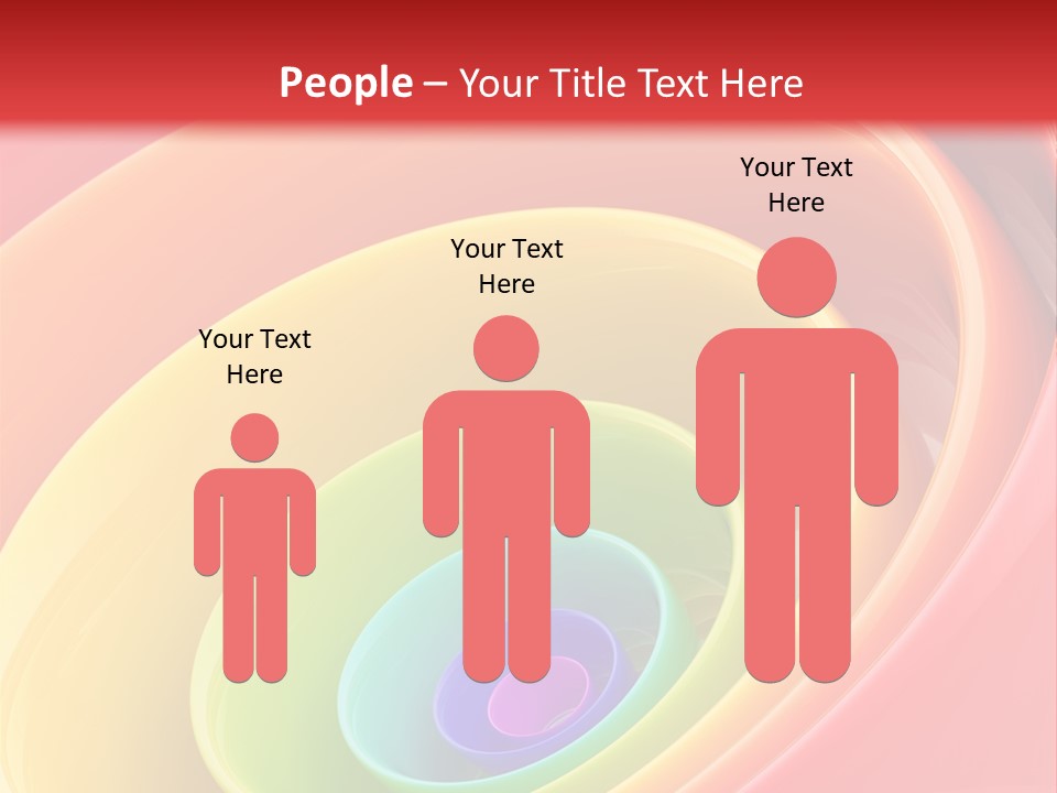 Stripy Style Card PowerPoint Template