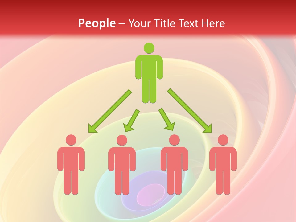 Stripy Style Card PowerPoint Template