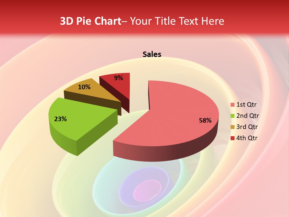 Stripy Style Card PowerPoint Template