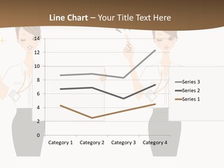 Business Woman Board PowerPoint Template