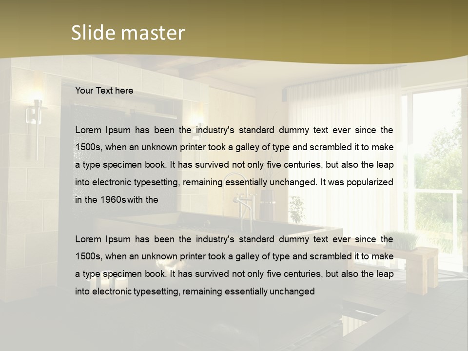 Shiny Luxury Inside PowerPoint Template