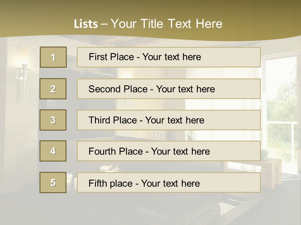Shiny Luxury Inside PowerPoint Template