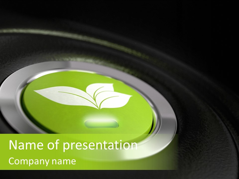 Motorcar Press Leaf PowerPoint Template