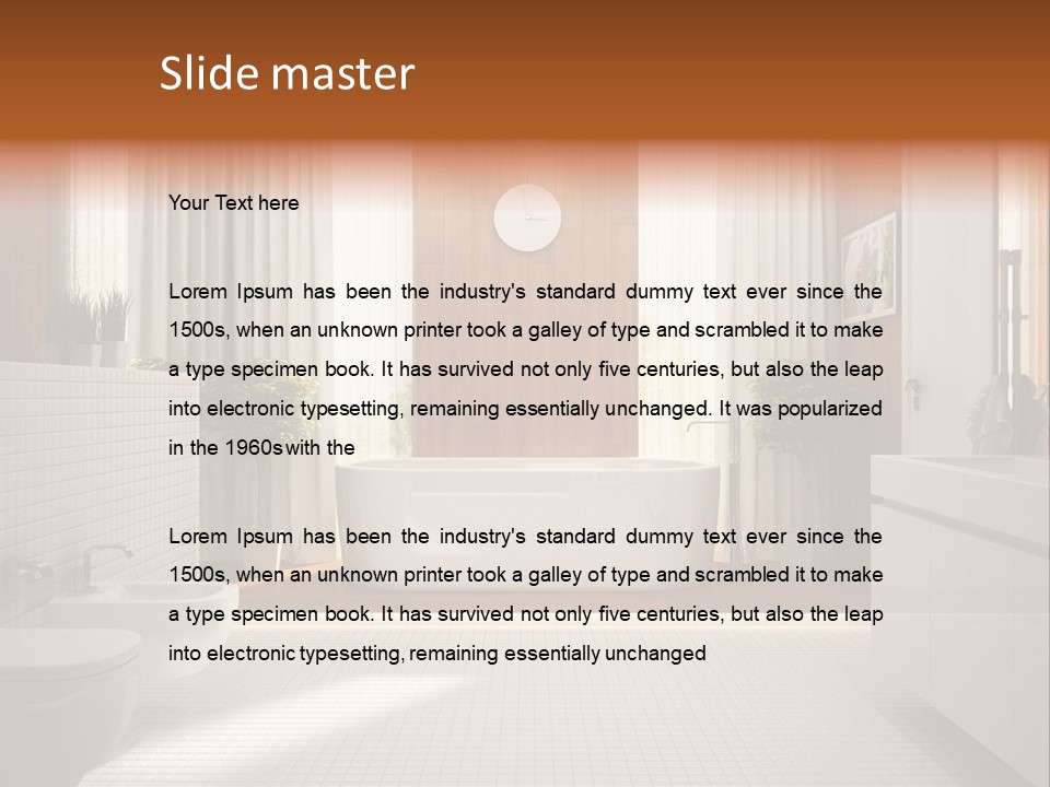 Towel Soap Hotel PowerPoint Template