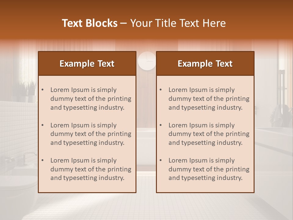 Towel Soap Hotel PowerPoint Template