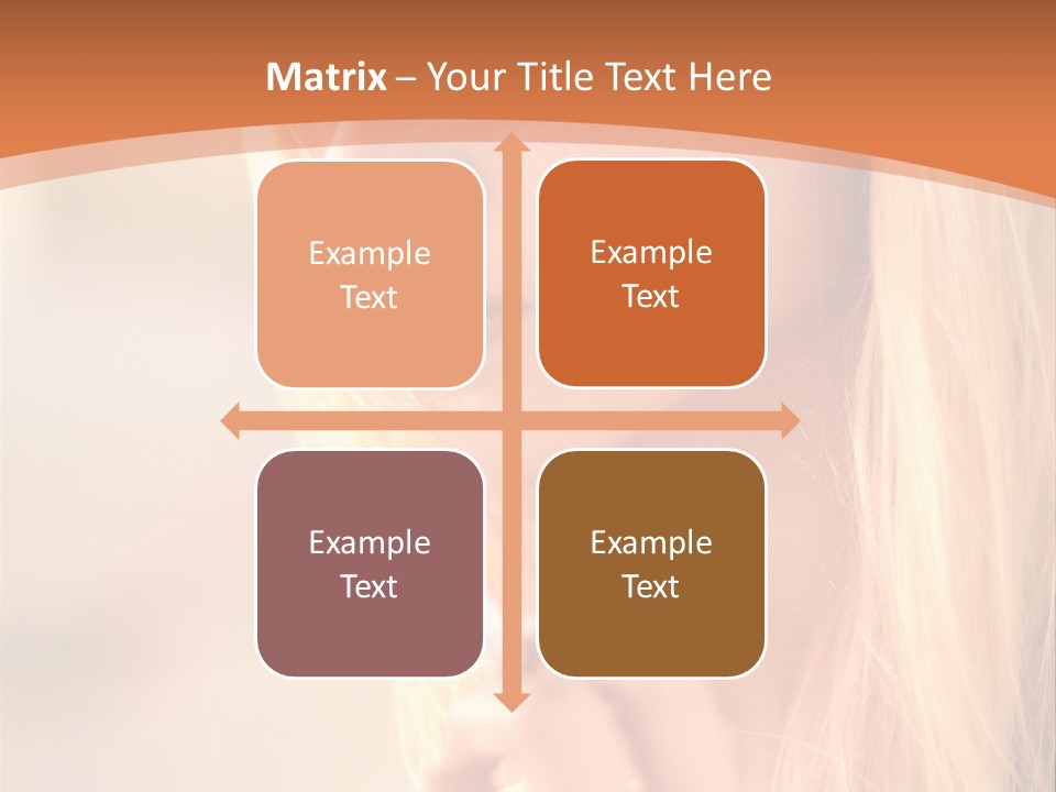 Femelle Maquillage Humain PowerPoint Template