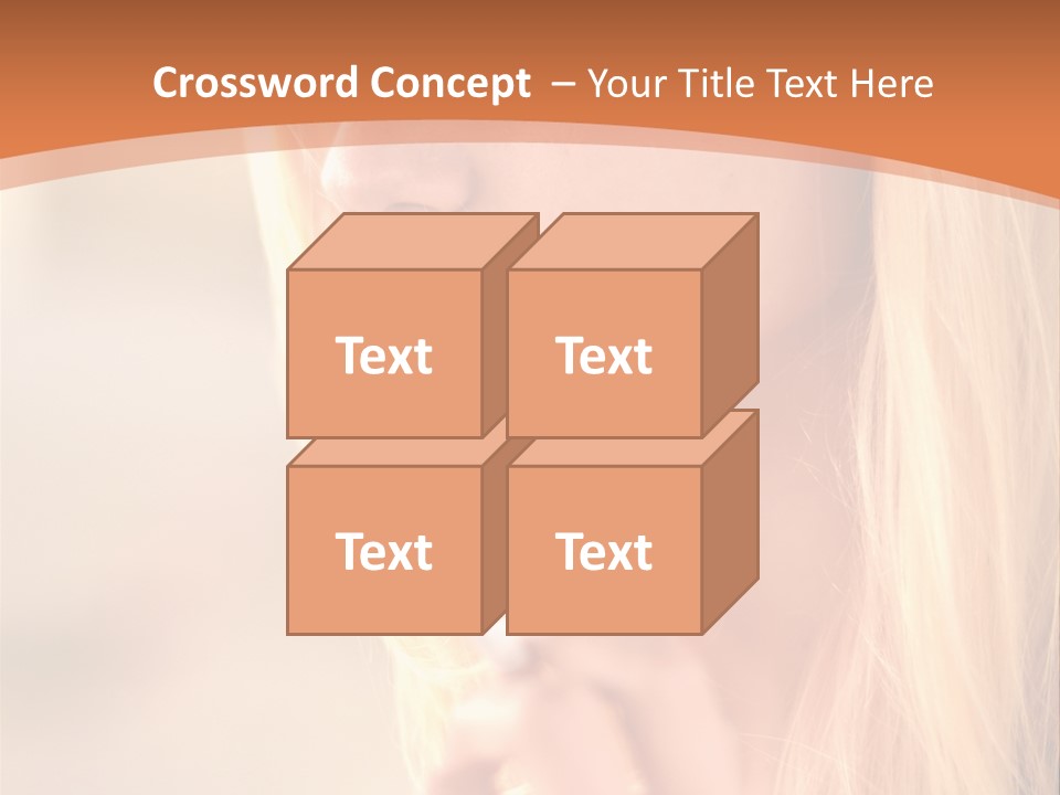 Femelle Maquillage Humain PowerPoint Template