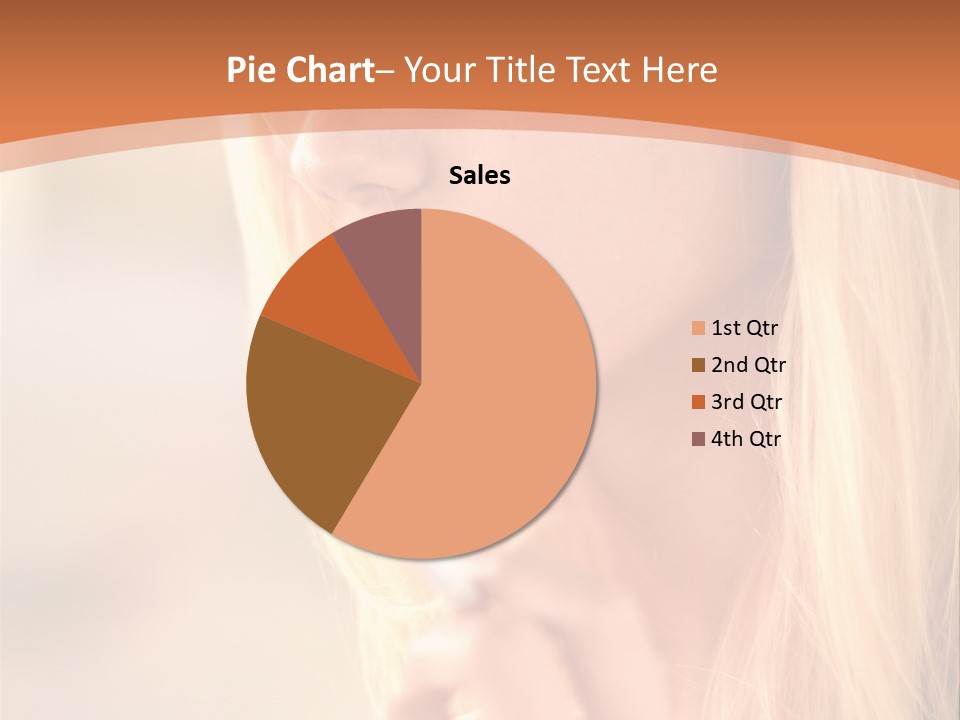 Femelle Maquillage Humain PowerPoint Template