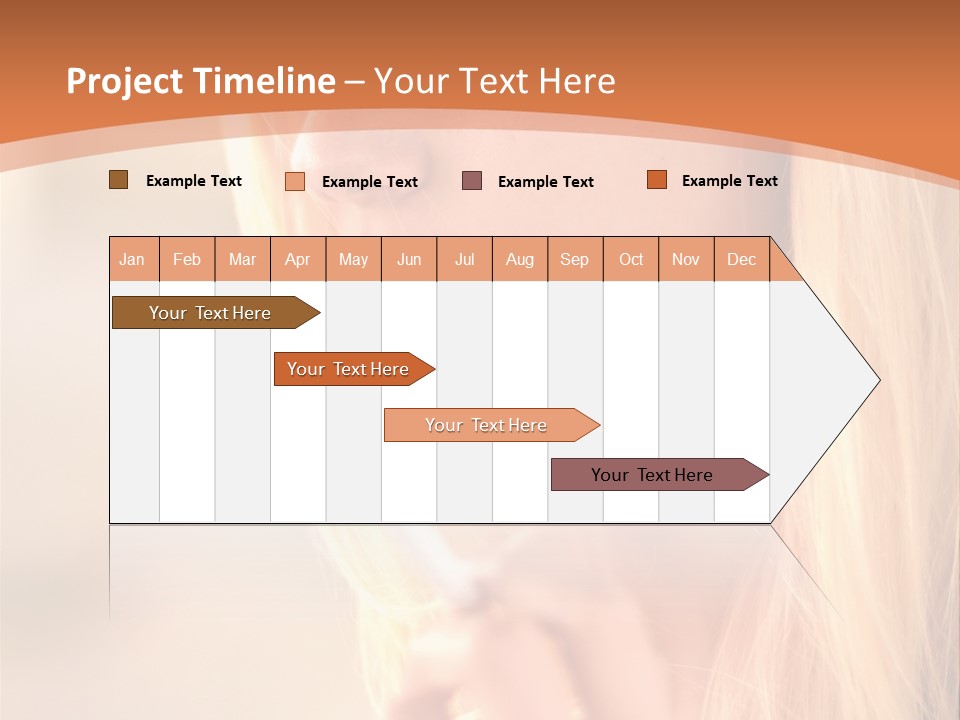 Femelle Maquillage Humain PowerPoint Template