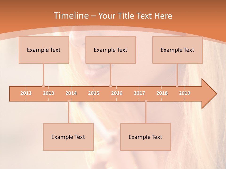 Femelle Maquillage Humain PowerPoint Template